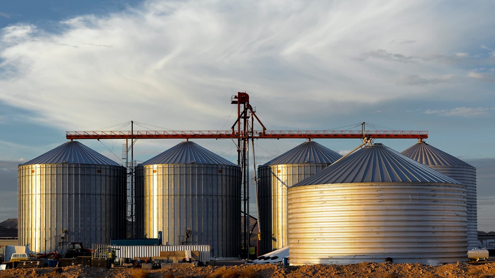 Plantas agroindustriales y acopio de granos: galpones para almacenamiento, balanceado y procesamiento